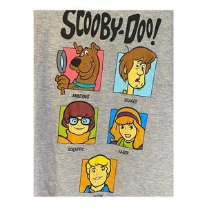 Scooby Doo Crew Juniors XL 15-17‎ Gray T-shirt Short Sleeve Cartoon